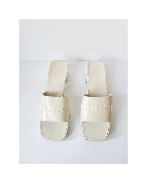 gucci plastic rubber sandals|Gucci snakeskin sandals.